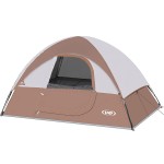 Camping Tent 2 Person, Waterproof Windproof Tent with Rainfly Easy to Set up Portable Dome Tents for Camping