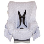 Niko Easy-Wash Children\'s Car Seat Cover & Liner - Gray Cotton Blend Terry - Fits Most Toddler Car Seats - Universal Fit - Waterproof SEAT Bottom - Machine Wash and Dry