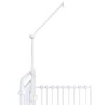 Baby Crib Mobile Arm Wooden Holder - Baby Mobile Hanger for Crib (31 inch, 100% Natural Beech Wood) Strong Anti Slip - Nursery Decor & Gift Accessories (White)