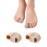 Golbylicc Bunion Toe Separators for Overlapping Toes Women Men, Gel Toe Spacers Bunion Corrector with 2 Loops for feet, Hammer Toe Straightener(2PC)