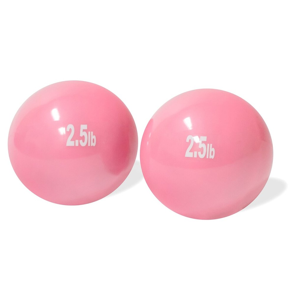 Trademark Innovations Weighted Exercise Toning Ball - Set of 2 (2.5lbs)