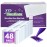 JD HOMEASE 48 Pack Premium Microfiber Replacement Pads for Swiffer WetJet - Super Absorbent, Lint-Free, Durable-11x5.5, Perfect Fit Swiffer WetJet Mop - Safe on Hardwood, Tile, Vinyl