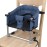 Booster Seat for Dining Table: Portable Toddler Booster Chair with Safety Buckle and Height Adjustable, Foldable Baby Feeding Chair, Kids High Chair Booster Seat for Kitchen Home Travel - Navy Blue