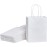 SUNCOLOR 50 Pieces 6 Mini Goodie Bags Small White Gift Bags with Handle for Party Favor Bags(White)