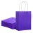 SUNCOLOR 25 Pieces 6 Mini Goodie Bags Small Purple Gift Bags with Handle for Party Favor Bags(Purple)