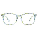 MAXJULI Blue Light Blocking Glasses,Computer Reading/Gaming/TV/Phones Glasses for Women Men(Porcelain Flower)