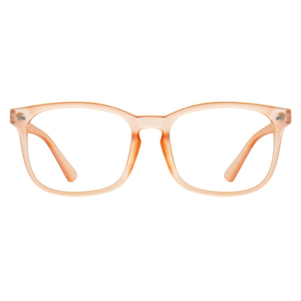 MAXJULI Blue Light Blocking Glasses,Computer Reading/Gaming/TV/Phones Glasses for Women Men(Matte Light Brown)