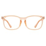 MAXJULI Blue Light Blocking Glasses,Computer Reading/Gaming/TV/Phones Glasses for Women Men(Matte Light Brown)