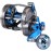 Burning Shark Trolling Reel Saltwater Level Wind Reels for Sea Bass Grouper Salmon- 4000 Size - Left Handed