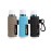 HEYSKAY 3PCS Lip Balm Holder Sleeves Keychain Chapstick Elastic Sleeves (Black/Brown/Light Blue)