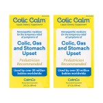 Colic Calm Infant Gripe Water for Colic, Helps Fussiness, Upset Stomach, and Baby Gas Relief, 2 fl oz (Pack of 2)