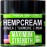 Hemp Cream - Maximum Strength - Natural Hemp Oil Extract Gel Rub with MSM - Glucosamine - Arnica - Turmeric - Maximum Strength - Formulated in USA - 3.9 oz