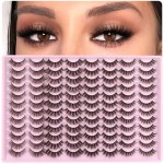ALICE False Eyelashes Wholesale Fluttering Natural Lashes Mink Fluffy Cat Eye Strip Lashes 3D Curl Wispy Fake Lashes Pack 48 Pairs