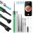 Ear Wax Removal Tool Camera Otoscope with Light, Ear Wax Removal Kit with 6 Ear Pick, Ear Camera- Green
