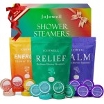 JoJowell Shower Steamers Aromatherapy - 18 Pack Birthday Gifts for Women, Self Care, Christmas Gifts Stocking Stuffers for Adults, Women, Men, Mom, Teens, White Elephant, Relaxation Home SPA