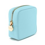 Embla Makeup Bag Travel Cosmetics Pouch and Toiletry Bag, Nylon Zipper Pouch Purse, Cute Make Up Organizer Storage Tote for Women Girls, Travel Skincare Case, Small Makeup Bags, Cotton Candy