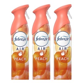 Febreze Air Effects Odor-Eliminating Freshener Peach, 8.8 oz (Pack of 3) 26.4 Fl Oz