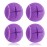 Mloowa Precut Tennis Balls for Walkers 4 Pcs Balls with Precut Opening for Easy Installation,Walker Accessories for Seniors Fit Most Walkers,for Furniture Legs and Floor Protection (Purple)