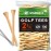WHAMZ33 W Professional Bamboo Golf Tee3 1/4 inch Tee Pack of 100, Natural Color