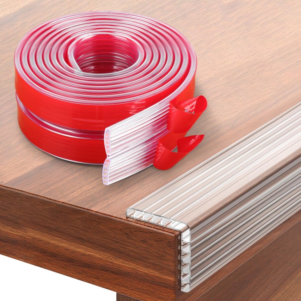 HOMREALM Baby Proofing 7.05ft Long (1.97 Wide) Corner Protector Baby Corner Guards Furniture Corner & Edge Safety Bumpers Clear Baby Proofing Bumper Cushion for Table Furniture Sharp Corners