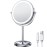 Gospire 7 Lighted Makeup Mirror with Magnification 10X/1X, Rechargeable Cordless Stepless Dimming LED Lights, 360 Swivel Magnifying Cosmetic Vanity Standing Mirror for Dresser, Bathroom