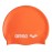 Arena Classic Unisex Soft Silicone Swim Cap for Women and Men, Intensive Training and Racing Comfortable Non-Slip Long Hair Swimming Hat, Orange