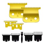 2 Pcs Replacement Blades Compatible with Andis 04710 and Andis 04521 hair Trimmer Compatible with Andis T Outliner & GTX Trimmer(Gold)