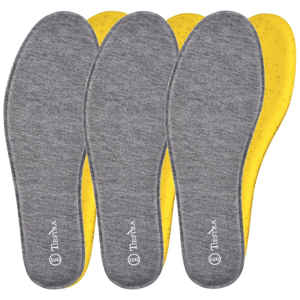 3 Pair -Shoe Inserts for Mens Memory Foam Insoles,Replacement Insoles for Work Boots Running Shoes, Cushion Shock Absorbing for Foot Pain Relief, Comfort Breathable Inner Soles Grey 43EU,US10