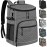 Cooler Backpack Insulated Leakproof Waterproof Backpack Cooler Bag 30 Cans, Large Capacity Lightweight Travel Camping Beach Drink Beverage Beer Bag Cooler Ice Chest for Men and Women, Grey