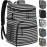 Cooler Backpack Insulated Leakproof Waterproof Backpack Cooler Bag 30 Cans, Large Capacity Lightweight Travel Camping Beach Drink Beverage Beer Bag Cooler Ice Chest for Men and Women, Stripe