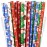JANYUN 30 Pieces Christmas Drinking Straws BPA-Free 9inch Printing Hard Plastic Reusable Straws Xmas Balls Snowflake Elk Straw for Family Party Favors Supplies Cleaning Brush