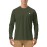 Roadbox Mens UPF 50+ UV Sun Protection Shirts Outdoor Long Sleeve SPF Diving Rash Guard for Fishing Hiking Swimming Dark Green