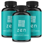 WellPath Zen Stress Relief Supplement + Mood Support (180 ct) | Calm, Stress & Energy Aid | Ashwagandha Root, Rhodiola Rosea, L-Theanine, Lemon Balm | Herbal Capsules