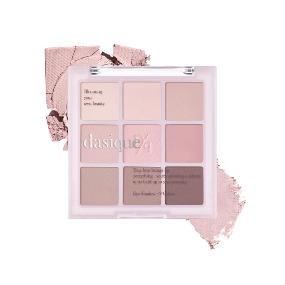 dasique Shadow Palette 13 Cool Blending l Vegan, Cruelty-Free l 9 Blendable Shades in Smooth Matte Finish