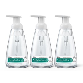 Clean Revolution Ready to Use Foaming Hand Soap| Three Pack | Jumbo 15oz Bottles | Gentle, Moisturizing & Eco-Friendly | Real Essential Oils | Forest Escape | 45 Total Fl Oz, Clear