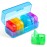 Zoksi Weekly Pill Organizer 2 Times a Day, Blue 7 Day Am Pm Pill Box, Daily Am Pm Pill Organizer 7 Day, Portable Vitamin Pill Case, Weekly Pill Box for Fish Oils, Vitamin, Supplement