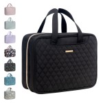 Everfun Hanging Travel Toiletry Bag Christmas Gifts for Women Traveling With Leakproof Compartment Makeup Cosmetic Organizer Dopp Kit Travel Accessories Essentials Must Have