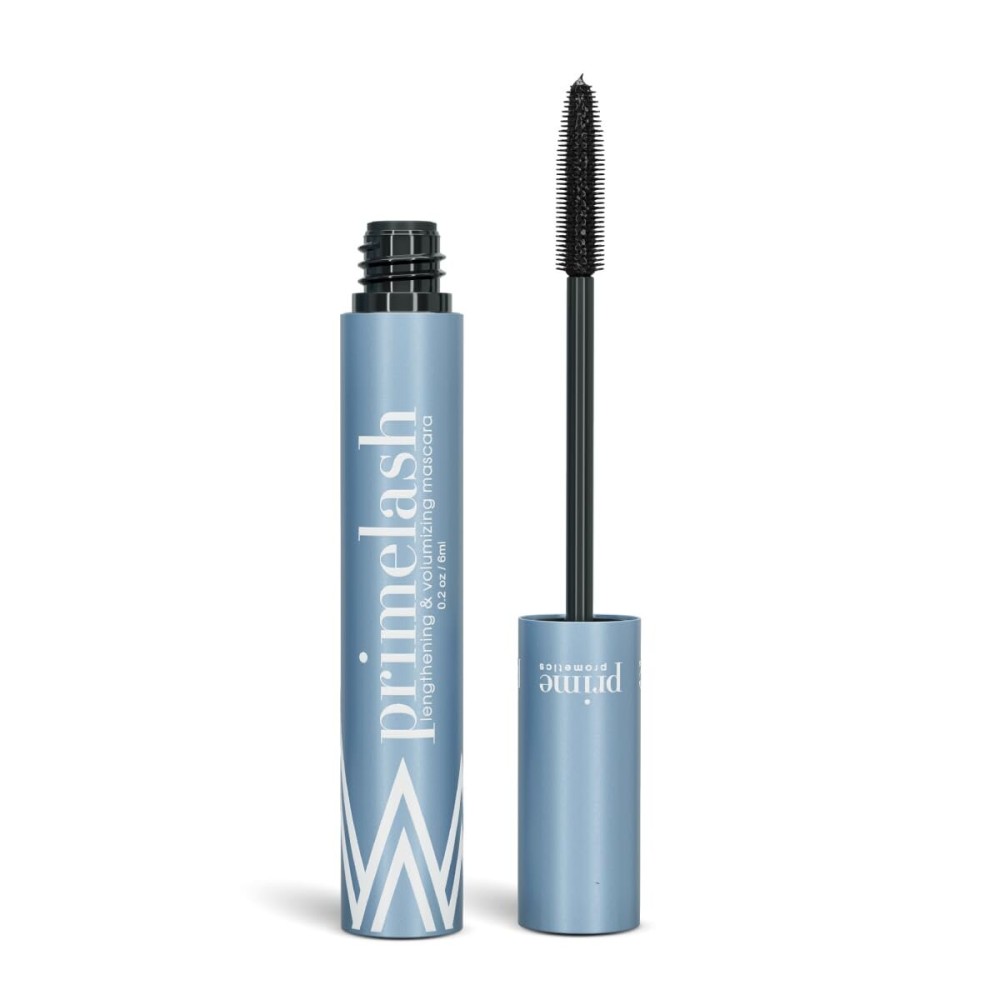Prime Prometics PrimeLash Mascara for Older Women - Volumizing, Incredible Length in 2 Coats - Long-Stay, Zero Clumps, Hypoallergenic (Black)