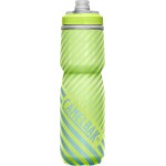 CamelBak Podium Chill Bike Insulated Squeeze Water Bottle Lime/Blue Stripe, 24oz