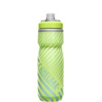 CamelBak Podium Chill Bike Insulated Squeeze Water Bottle Lime/Blue Stripe, 21oz