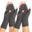 Zexhoor 2 Pairs Arthritis Compression Gloves for Women Men, Carpal Tunnel Pain Relief, Fingerless for Typing Both Hands