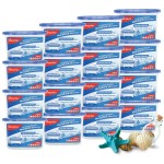 Vacplus Moisture Absorbers 16 Pack, 10.5 Oz, Humidity Absorber Boxes Attracts Extra Moisture from Your Bathroom, Closet, Kitchen, Dehumidifier for Closet(Ocean Scent), Light blue