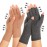Zexhoor 2 Pairs Arthritis Compression Gloves for Women Men, Carpal Tunnel Pain Relief, Fingerless for Typing Both Hands
