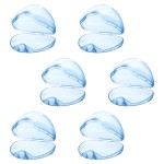 Accmor Pacifier Case, Pacifier Holder Case, Pacifier Container for Travel, BPA Free,Transparent Blue, 6 Pack