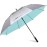 G4Free 47 inch UV Protection Golf Umbrella, Auto Open Vented Double Canopy Large Windproof Sun Rain Umbrellas (Silver/Lake Blue)