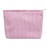 PAZIMIIK Makeup Bag Large Zipper Corduroy Make Up Pouch for Purse Travel Canvas Cosmetic Organizer for Women Brush Storage,Pink