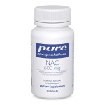 Pure Encapsulations NAC 600 mg - N-Acetyl Cysteine NAC Supplement for Lung Health & Immune Support, Liver Support & Antioxidants* - with Freeform N-Acetyl-L-Cysteine - 30 Capsules