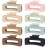 Mandydov 8 Pcs Large Hair Claw Clips 4.1 Inch Non-slip Big Square Matte Claws for Women, Strong Hold Banana Clips for Thick Thin Hair