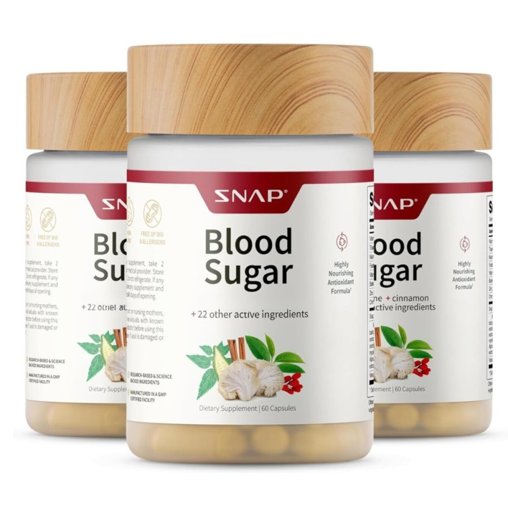 Snap Supplements Blood Sugar Blend - 180 Count