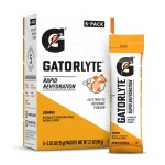 Gatorlyte Powder Orange, 16.9oz (Pack of 6)